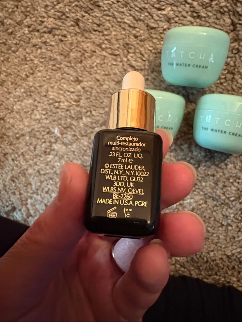 Travel size Estee lauded advanced night repair&3 tatcha water cream - Picture 3 of 4